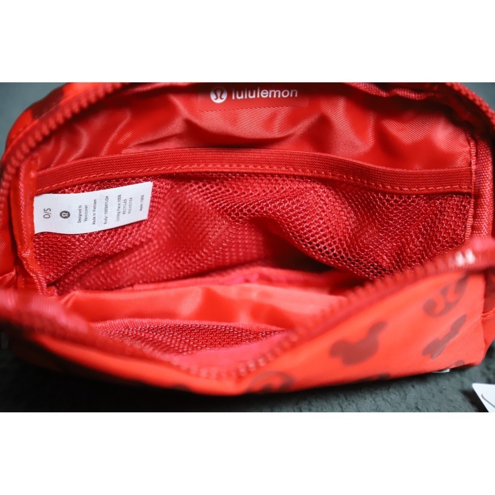 Lululemon x Disney Mickey Mouse Red Everywhere Belt Bag Fanny Pack NWT Rare - Picture 6 of 12